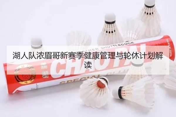 湖人队浓眉哥新赛季健康管理与轮休计划解读